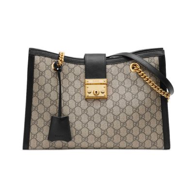 Gucci Padlock Gg Replica Shoulder Bag, Medium 479197
