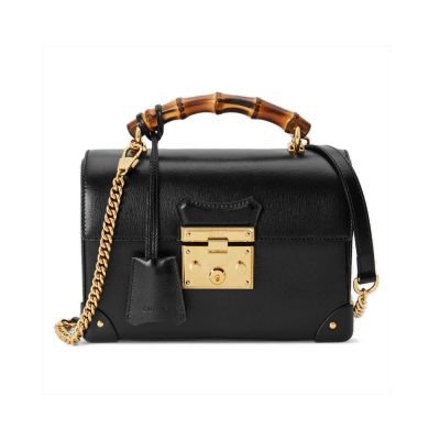 Replica Gucci Bamboo Padlock Shoulder Bag 603221