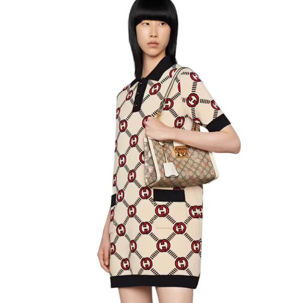 Replica Gucci Padlock Berry Tote Bag - Stylish Compact Design - Image 2