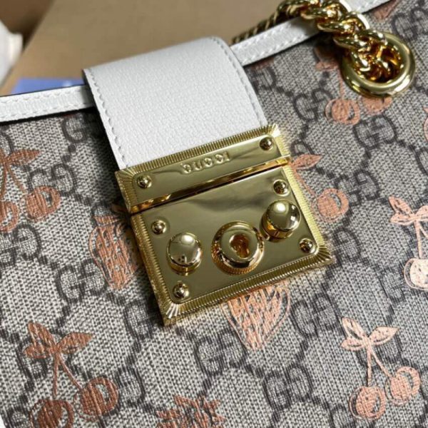 Replica Gucci Padlock Berry Tote Bag - Stylish Compact Design - Image 8