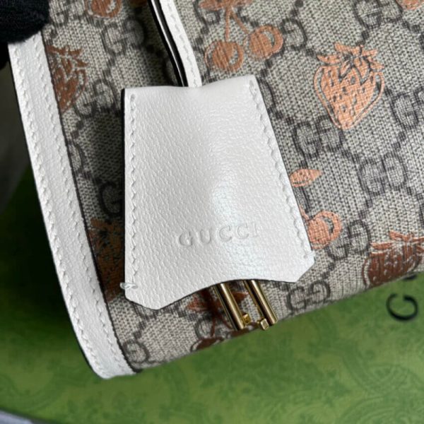 Replica Gucci Padlock Berry Tote Bag - Stylish Compact Design - Image 10