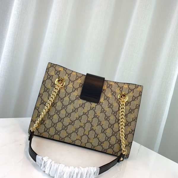 Gucci Replica Padlock Shoulder Bag with Bee Design - Image 3