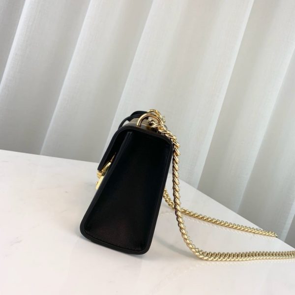 Gucci Replica Padlock GG Shoulder Bag - Black - Image 4