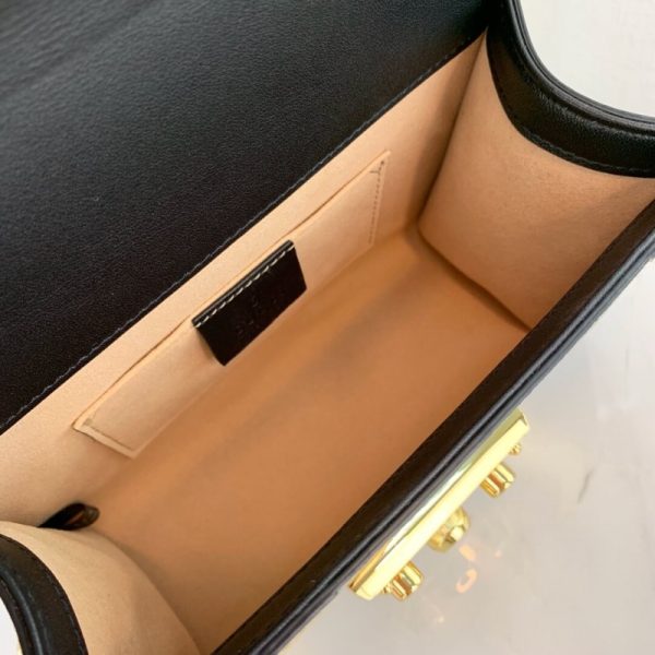 Gucci Replica Padlock GG Shoulder Bag - Black - Image 10
