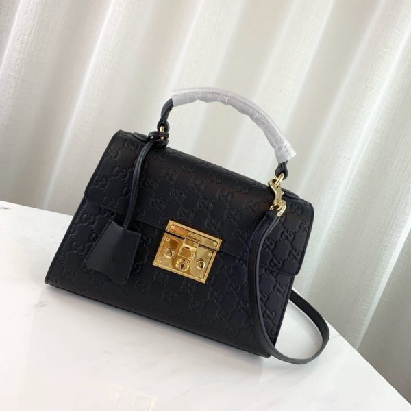 Gucci Signature Padlock Top Handle Bag - Replica 453188 - Image 2