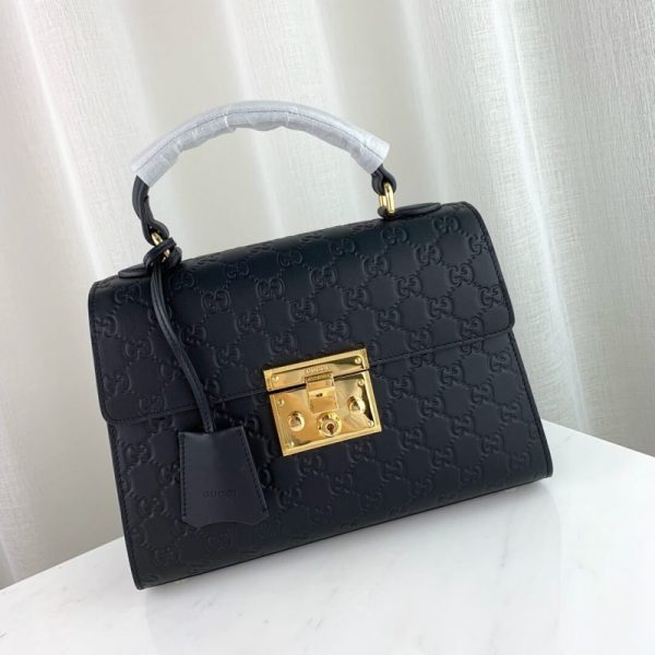Gucci Signature Padlock Top Handle Bag - Replica 453188 - Image 9