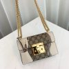 Best Replicas Bags - Replica Gucci Snakeskin Padlock Shoulder Bag in White Shop For Best Louis Vuitton LV Replica Bags With Cheap Price
