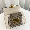 Best Replicas Bags - Replica Gucci Snakeskin Padlock Shoulder Bag in White Shop For Best Louis Vuitton LV Replica Bags With Cheap Price