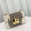 Best Replicas Bags - Replica Gucci Snakeskin Padlock Shoulder Bag in White Shop For Best Louis Vuitton LV Replica Bags With Cheap Price