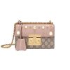 Best Replicas Bags - Replica Gucci Gg Supreme Padlock Studded Shoulder Bag Shop For Best Louis Vuitton LV Replica Bags With Cheap Price