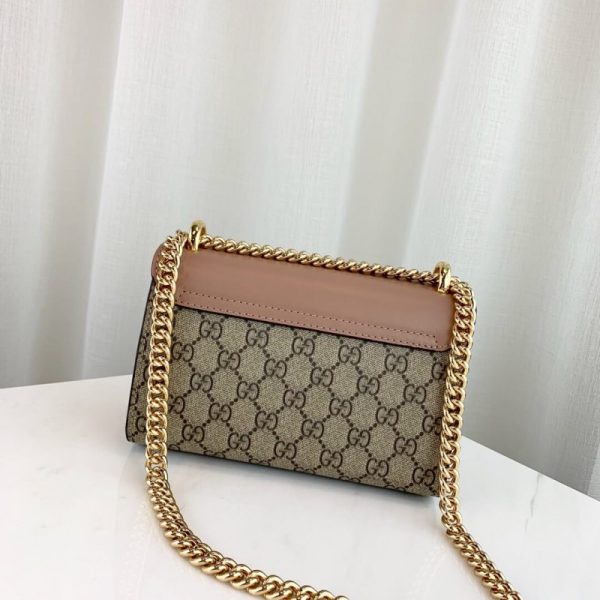 Replica Gucci Gg Supreme Padlock Studded Shoulder Bag - Image 3