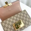 Best Replicas Bags - Replica Gucci Gg Supreme Padlock Studded Shoulder Bag Shop For Best Louis Vuitton LV Replica Bags With Cheap Price