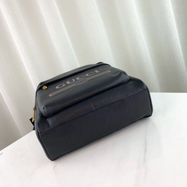 Gucci-Inspired Print Leather Backpack | Stylish Replica - Image 6