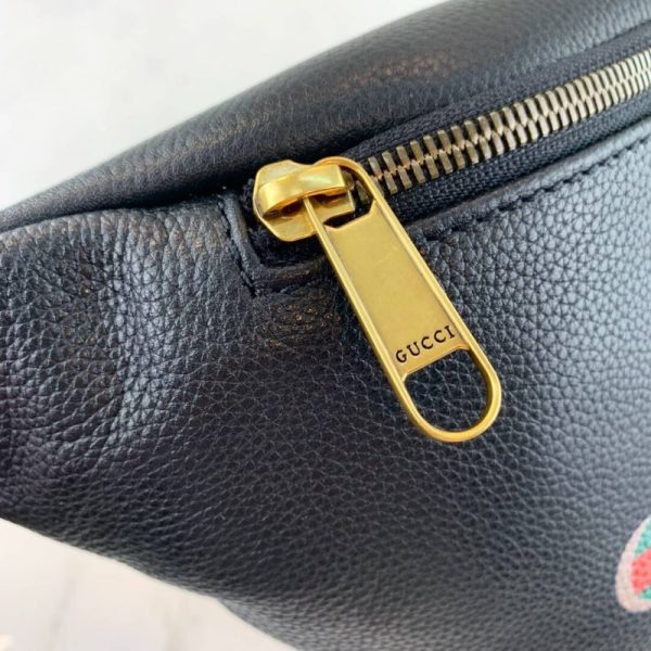 Replica Gucci Print Leather Belt Bag - Image 7