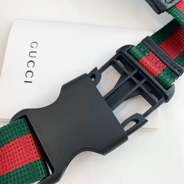 Replica Gucci Print Leather Belt Bag - Image 8
