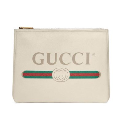 Gucci Print Leather Medium Portfolio – Stylish Replica
