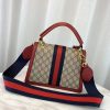 Best Replicas Bags - Replica Gucci Queen Margaret GG Supreme Shoulder Bag 476541 Shop For Best Louis Vuitton LV Replica Bags With Cheap Price