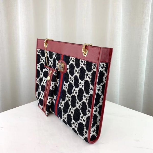Replica Gucci Rajah GG Tweed Large Tote Bag - Image 4