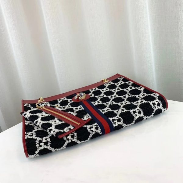 Replica Gucci Rajah GG Tweed Large Tote Bag - Image 5