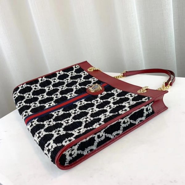 Replica Gucci Rajah GG Tweed Large Tote Bag - Image 8