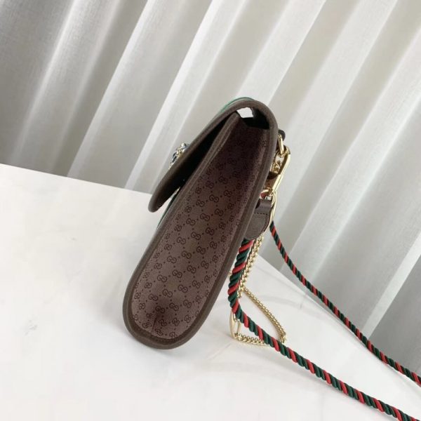 Gucci Rajah Medium Shoulder Bag Replica - Coffee, Style 564697 - Image 4