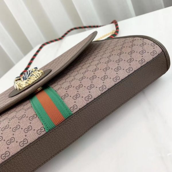 Gucci Rajah Medium Shoulder Bag Replica - Coffee, Style 564697 - Image 6