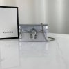 Best Replicas Bags - Replica Gucci Dionysus Silver Super Mini Bag 476432 Shop For Best Louis Vuitton LV Replica Bags With Cheap Price