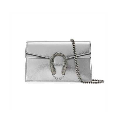 Replica Gucci Dionysus Silver Super Mini Bag 476432