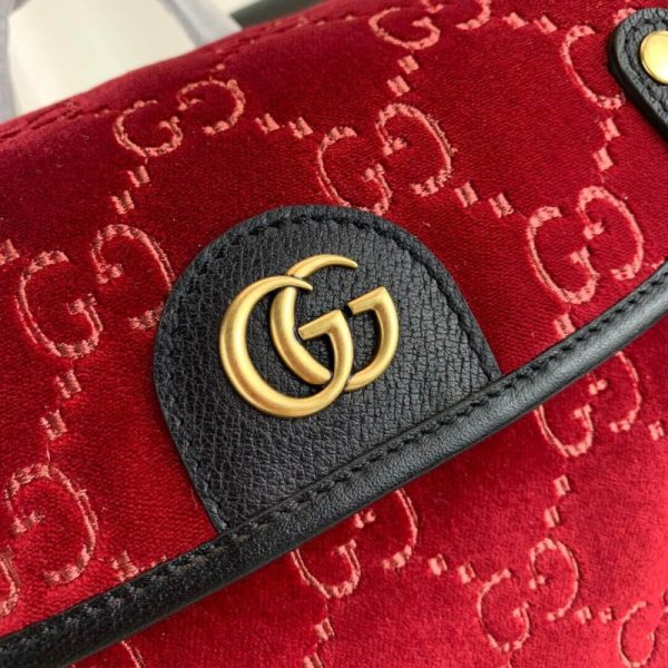 Gucci GG Velvet Backpack - Small Replica 574942 - Image 8
