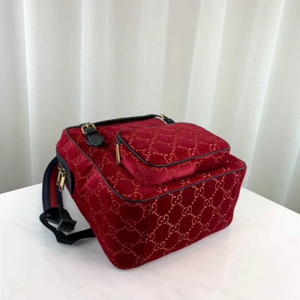 Gucci GG Velvet Backpack - Small Replica 574942 - Image 9