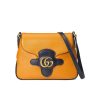 Best Replicas Bags - Gucci Small Messenger Bag Replica with Double G Logo Shop For Best Louis Vuitton LV Replica Bags With Cheap Price