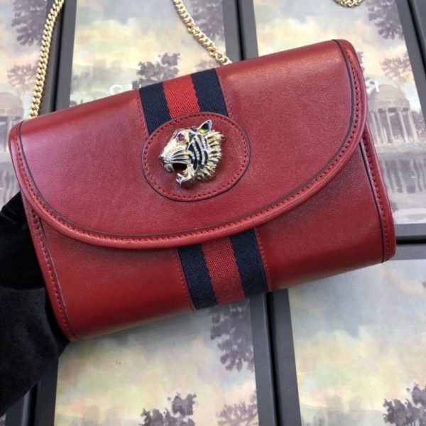 Gucci Leather Rajah Mini Bag - Timeless Style Compact Design - Image 2