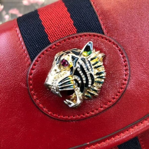 Gucci Leather Rajah Mini Bag - Timeless Style Compact Design - Image 4