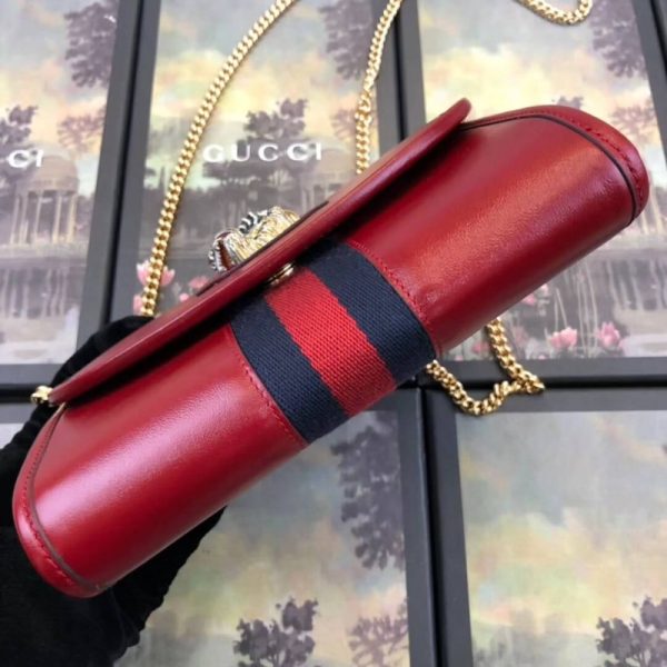Gucci Leather Rajah Mini Bag - Timeless Style Compact Design - Image 5