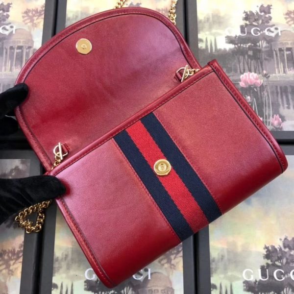 Gucci Leather Rajah Mini Bag - Timeless Style Compact Design - Image 7