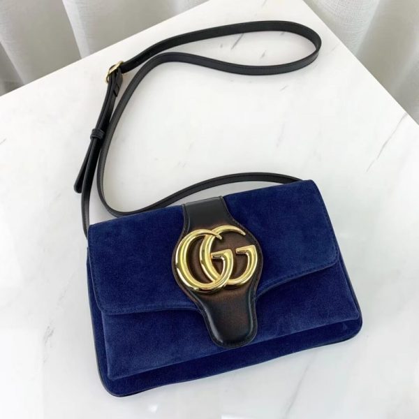 Replica Gucci Arli Suede Shoulder Bag - Compact & Stylish - Image 3