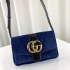 Best Replicas Bags - Replica Gucci Arli Suede Shoulder Bag - Compact & Stylish Shop For Best Louis Vuitton LV Replica Bags With Cheap Price