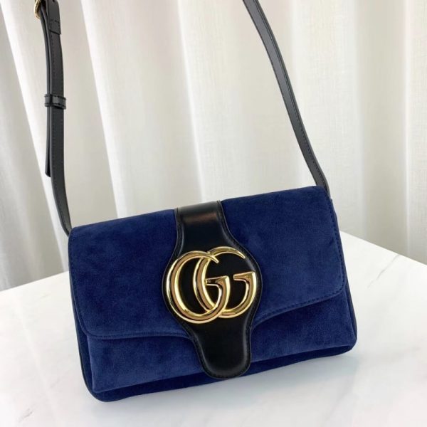 Replica Gucci Arli Suede Shoulder Bag - Compact & Stylish - Image 7