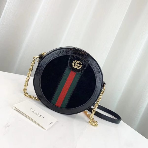 Replica Gucci Ophidia Mini Suede Shoulder Bag - 550618 - Image 2