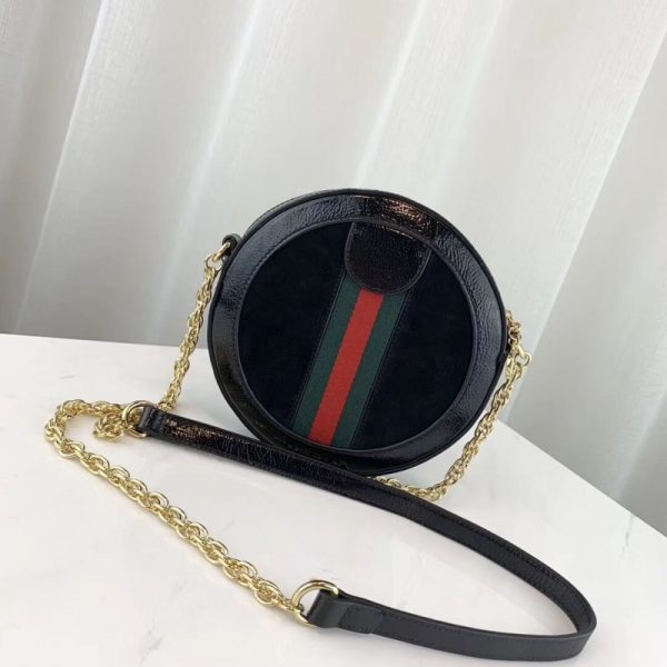 Replica Gucci Ophidia Mini Suede Shoulder Bag - 550618 - Image 4