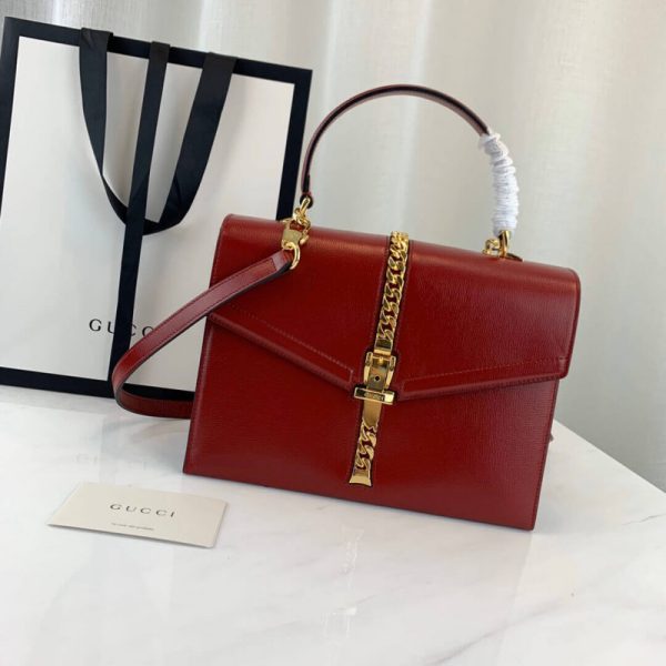 Replica Gucci Sylvie 1969 Small Top Handle Bag - Image 3