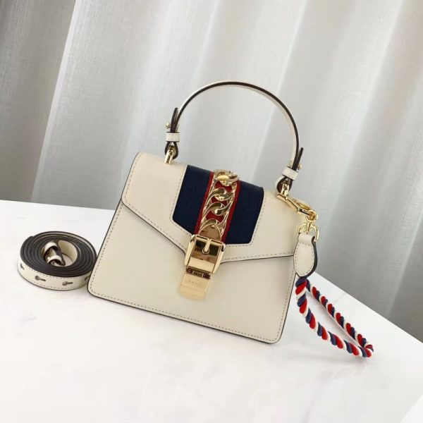 Replica Gucci Sylvie Mini Leather Bag 470270 - Image 2