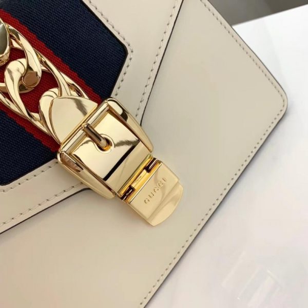 Replica Gucci Sylvie Mini Leather Bag 470270 - Image 5