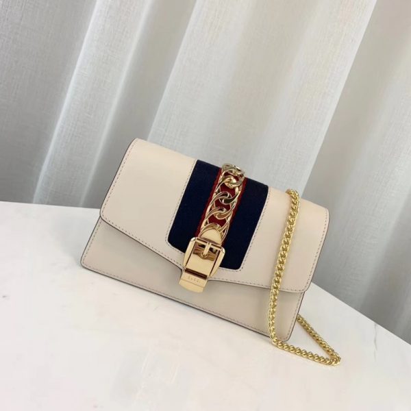 Replica Gucci Sylvie Leather Super Mini Bag 494646 - Stylish & Compact - Image 2