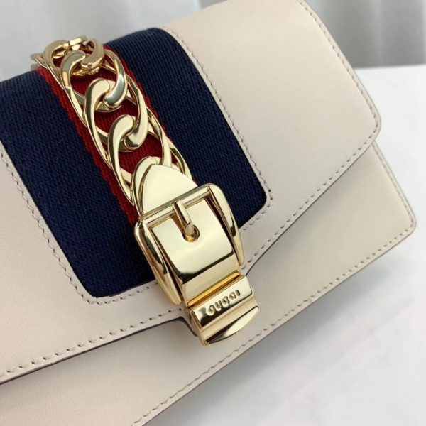 Replica Gucci Sylvie Leather Super Mini Bag 494646 - Stylish & Compact - Image 6