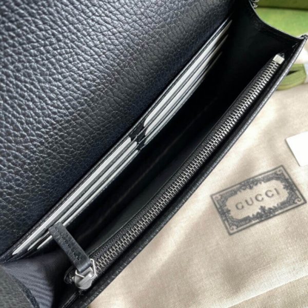 Gucci GG Marmont Mini Chain Bag – Textured Leather Replica - Image 11