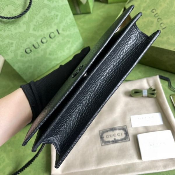 Gucci GG Marmont Mini Chain Bag – Textured Leather Replica - Image 5