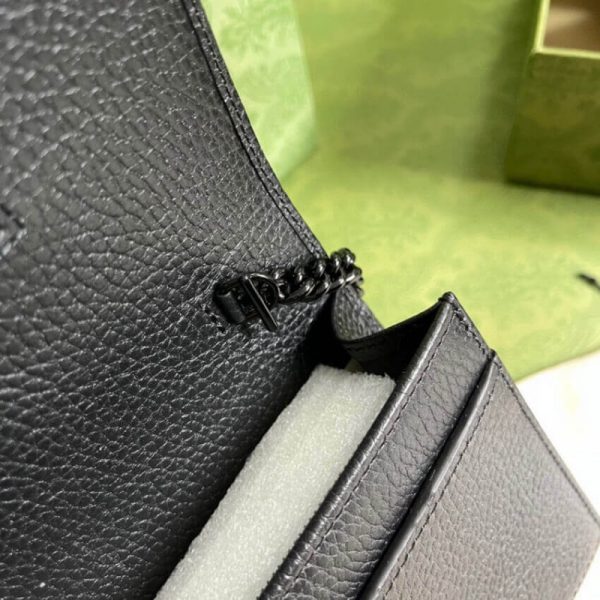 Gucci GG Marmont Mini Chain Bag – Textured Leather Replica - Image 10