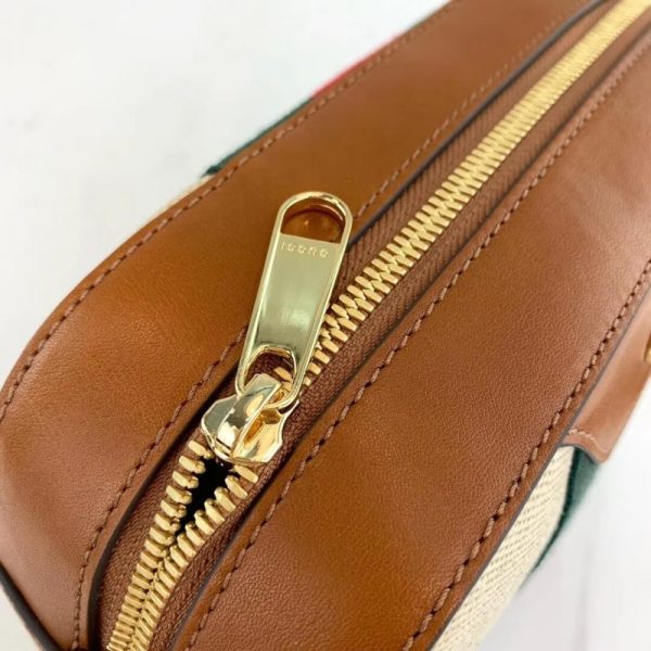 Vintage Canvas Gucci Shoulder Bag 575073 - Beige Replica - Image 8
