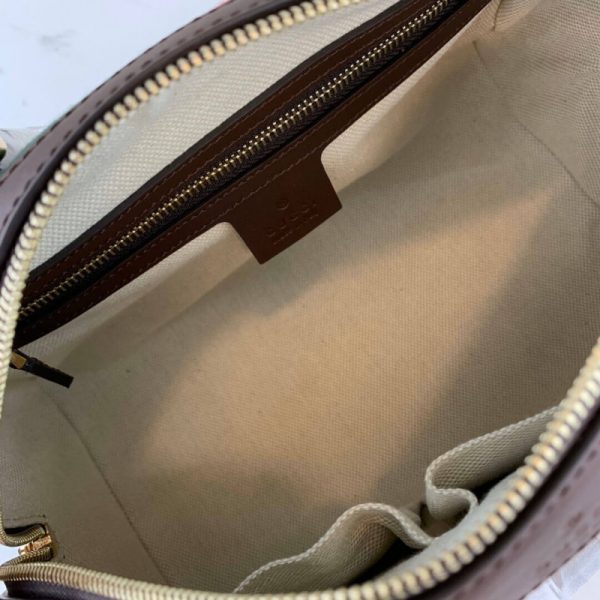 Replica Gucci Vintage Web GG Boston Bag in Coffee - 269876 - Image 8